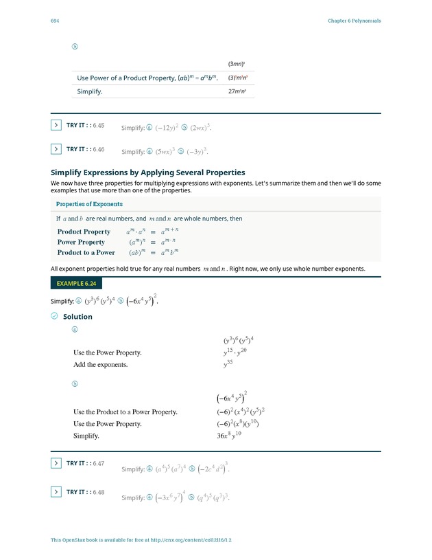 Elementary Algebra - 