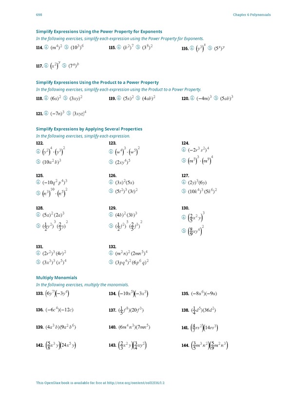 Elementary Algebra - 