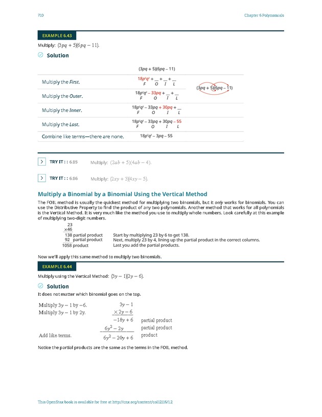 Elementary Algebra - 
