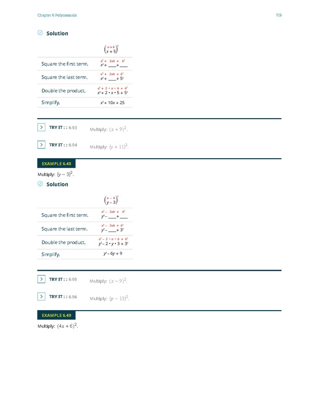 Elementary Algebra - 