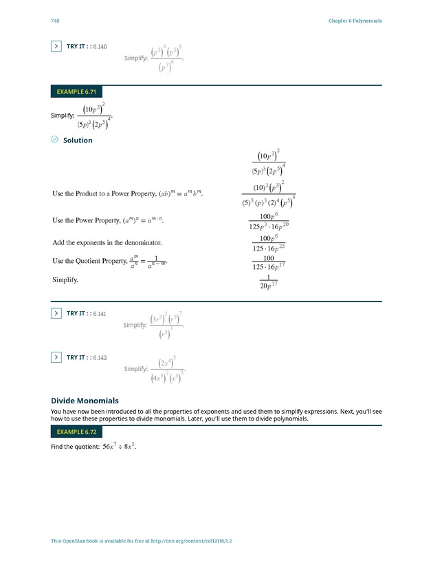 Elementary Algebra - 