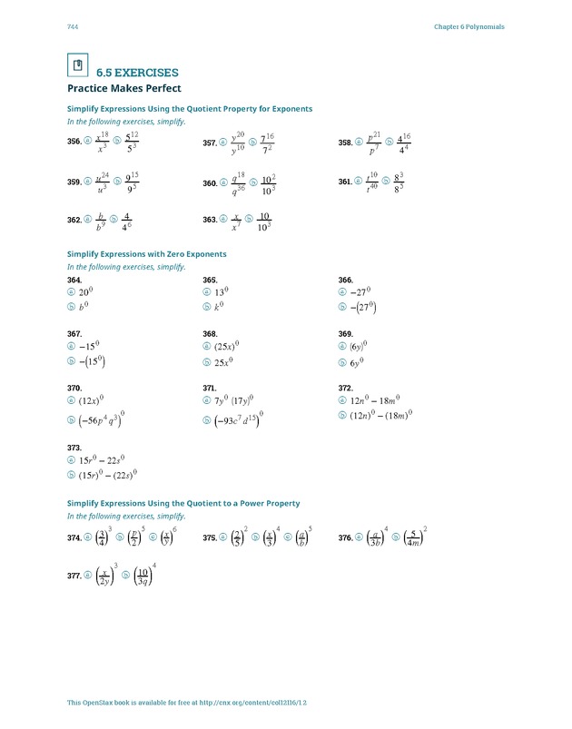 Elementary Algebra - 