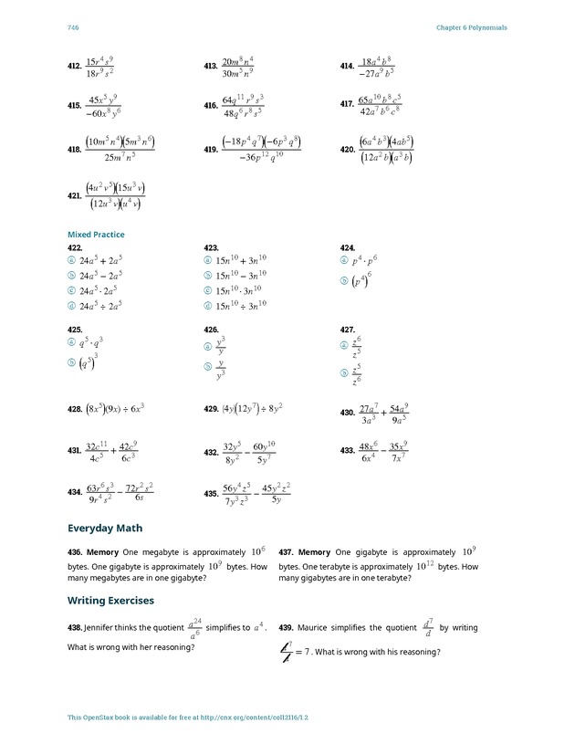 Elementary Algebra - 