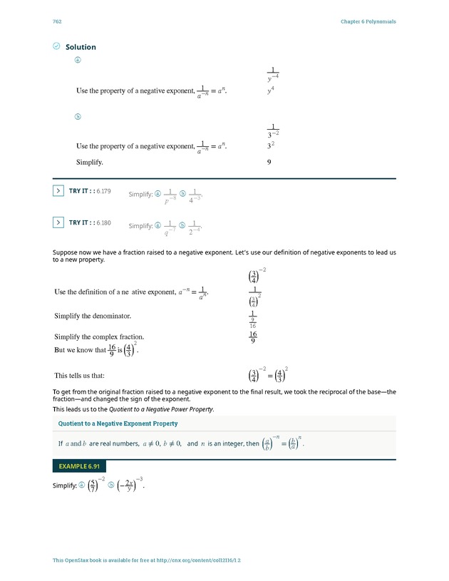 Elementary Algebra - 