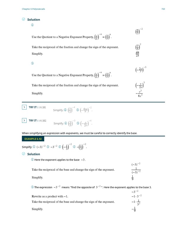 Elementary Algebra - 