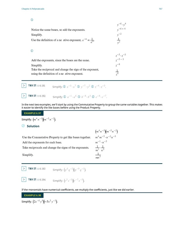 Elementary Algebra - 
