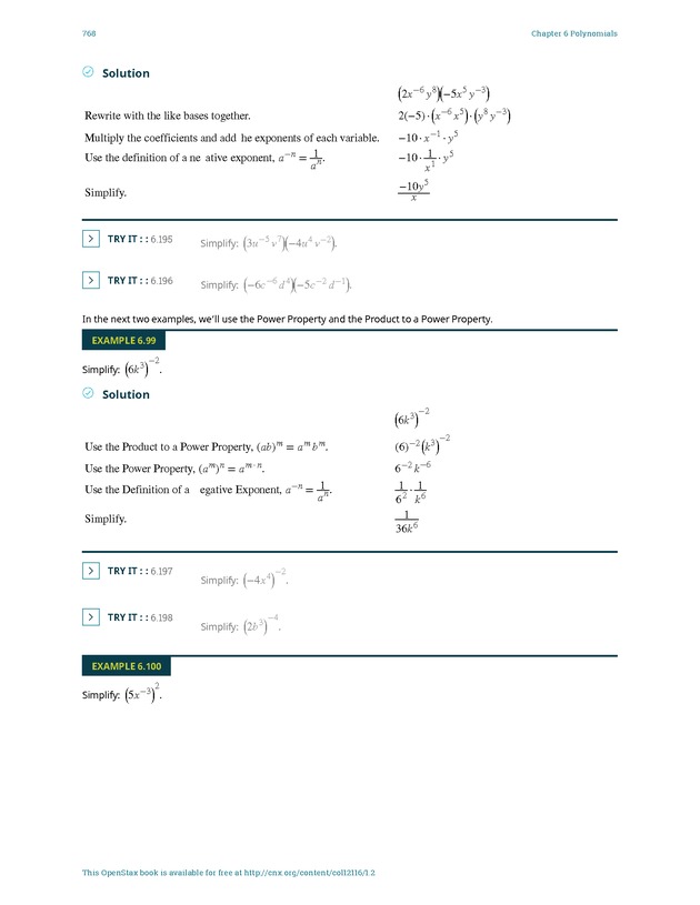 Elementary Algebra - 