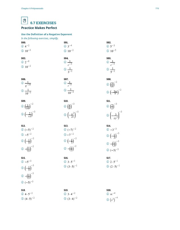 Elementary Algebra - 