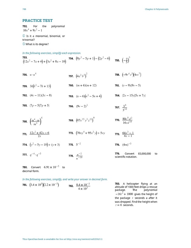Elementary Algebra - 