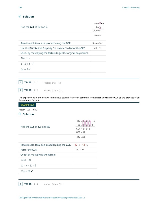 Elementary Algebra - 