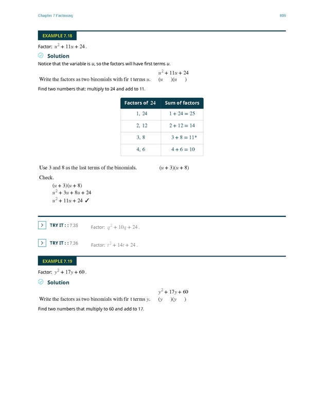 Elementary Algebra - 