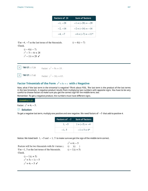 Elementary Algebra - 