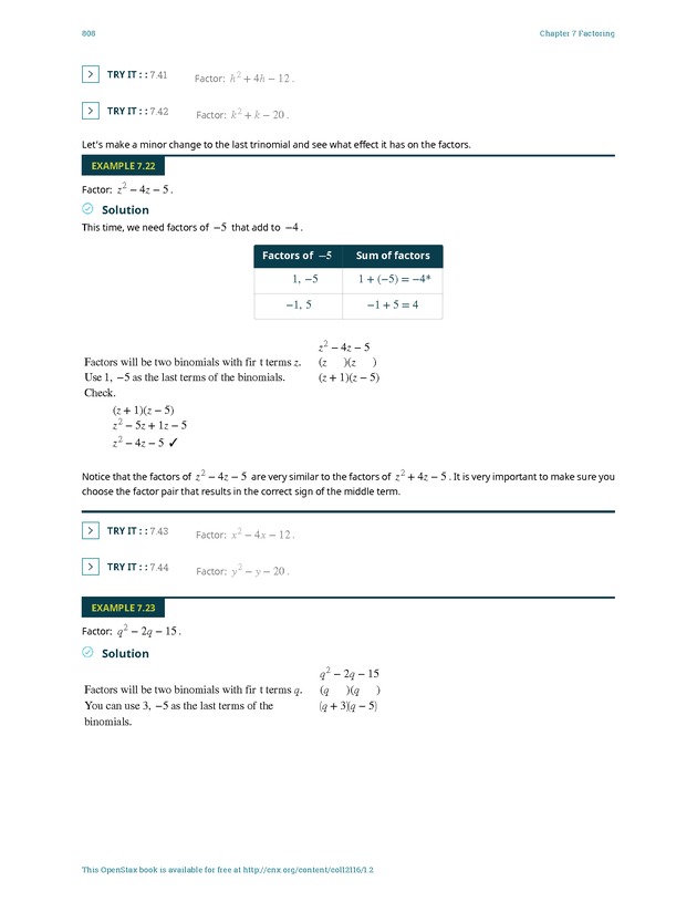 Elementary Algebra - 