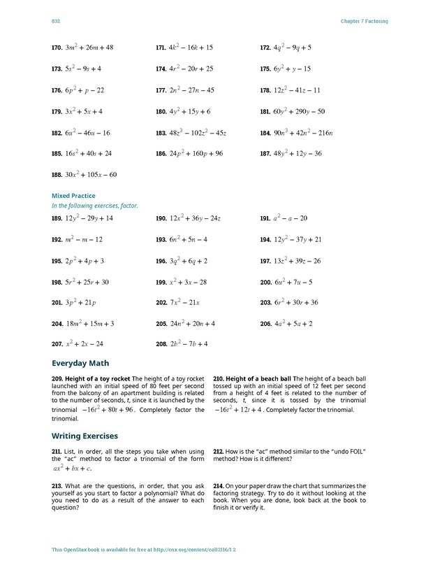 Elementary Algebra - 