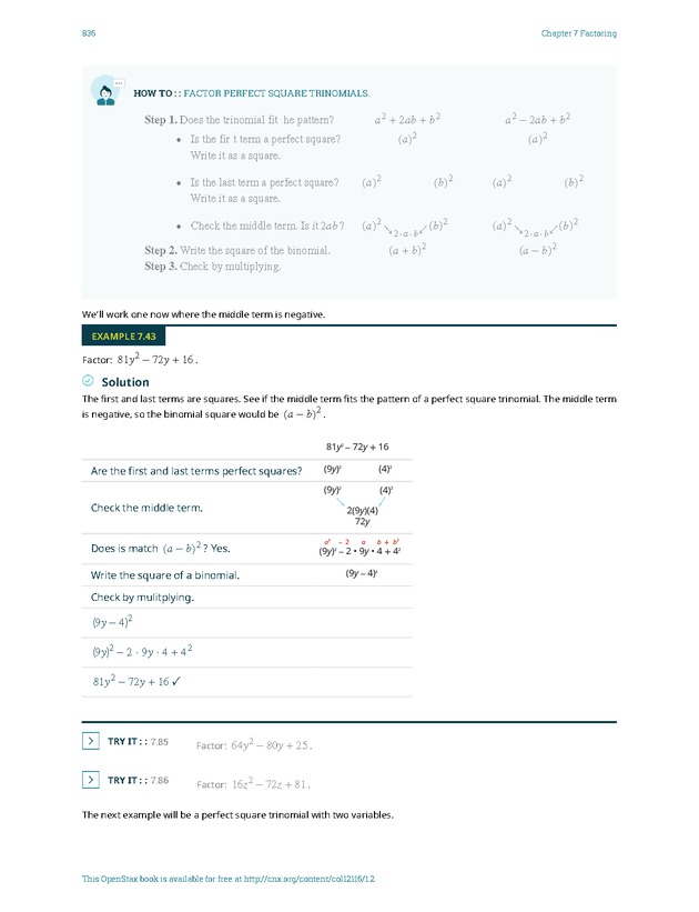 Elementary Algebra - 