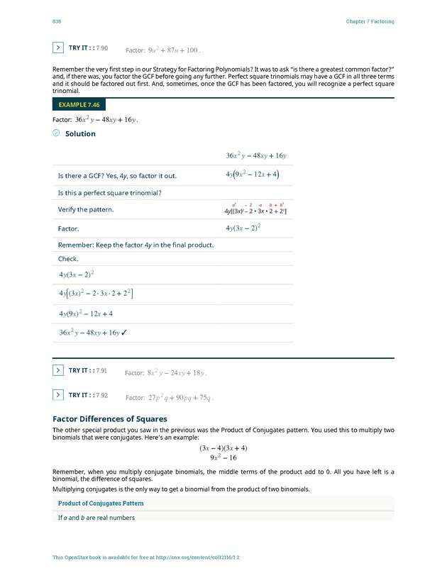 Elementary Algebra - 