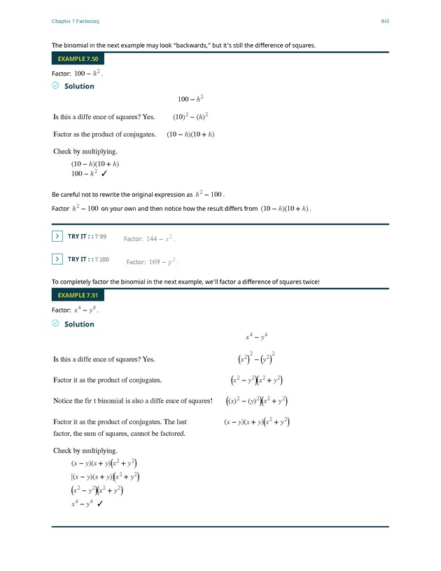 Elementary Algebra - 