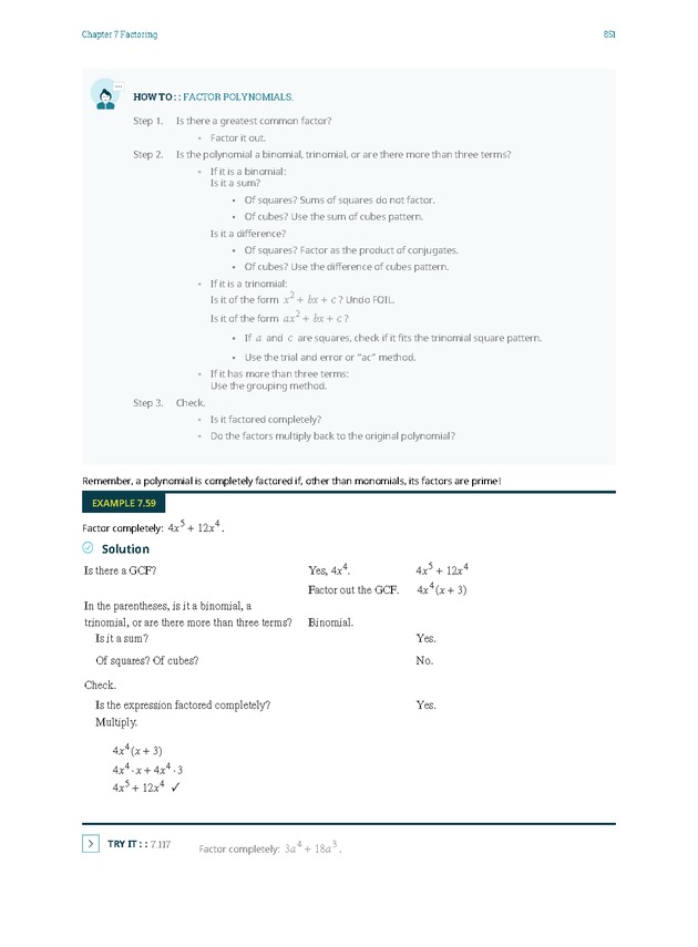 Elementary Algebra - 