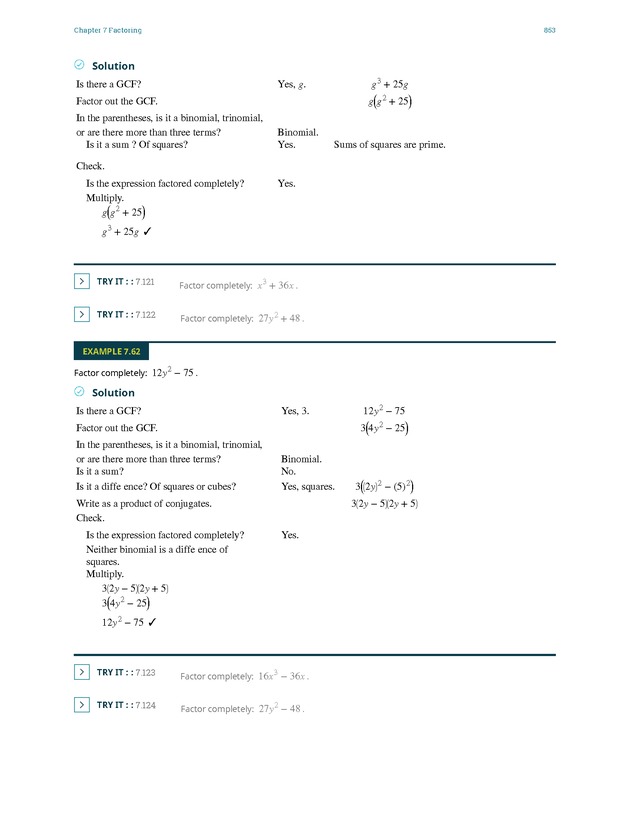 Elementary Algebra - 
