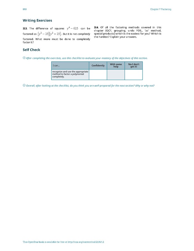 Elementary Algebra - 
