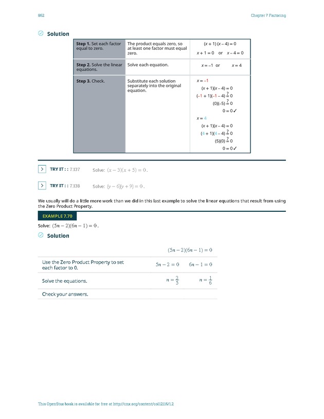Elementary Algebra - 