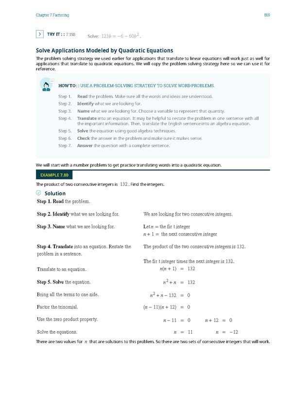 Elementary Algebra - 