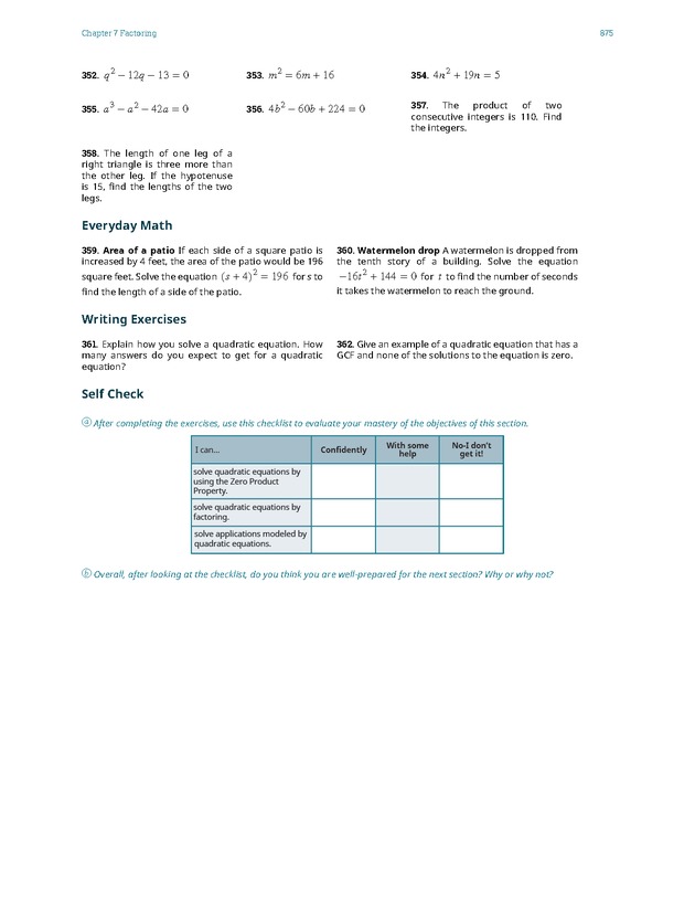 Elementary Algebra - 