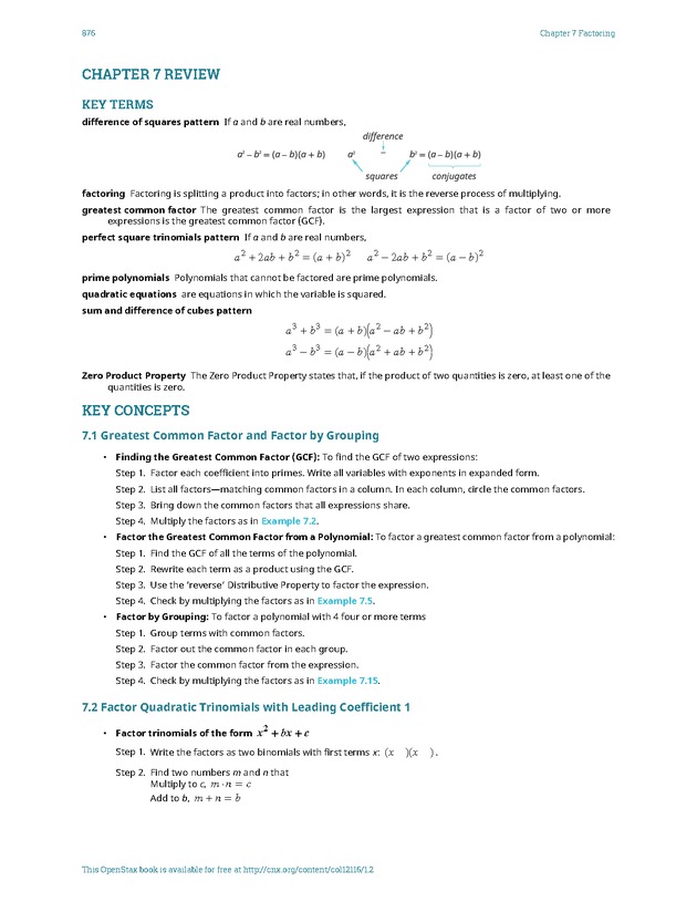 Elementary Algebra - 