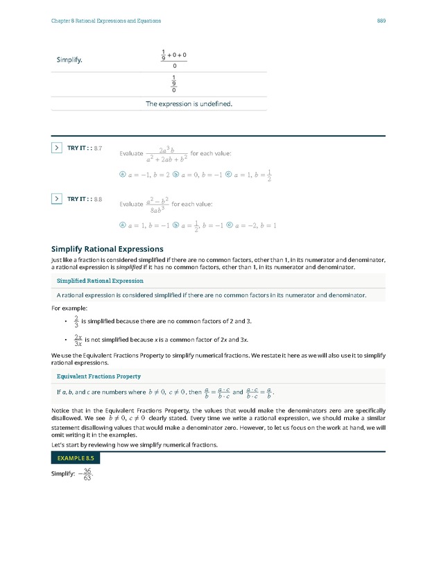 Elementary Algebra - 