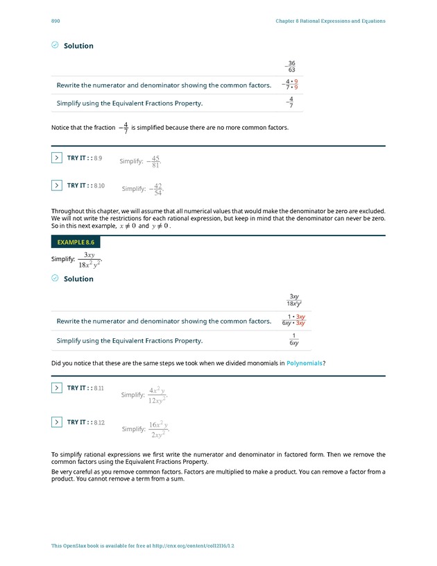 Elementary Algebra - 