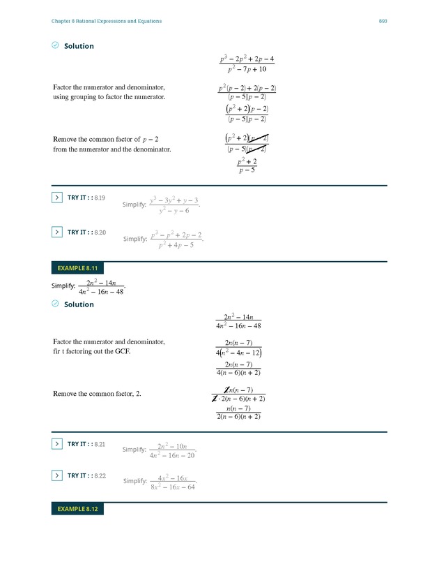 Elementary Algebra - 