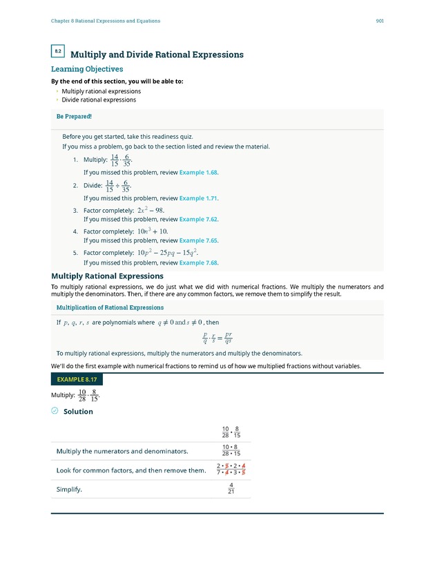 Elementary Algebra - 