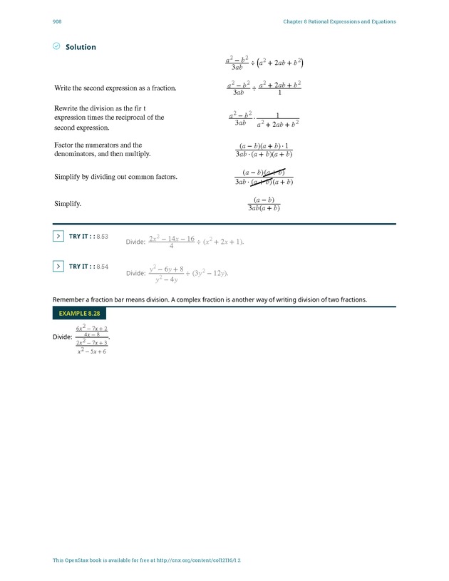 Elementary Algebra - 