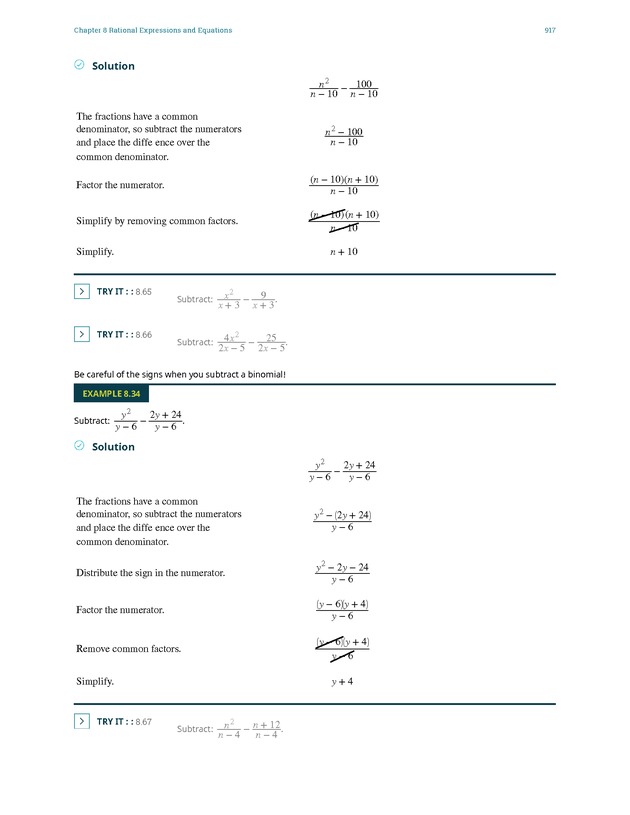 Elementary Algebra - 