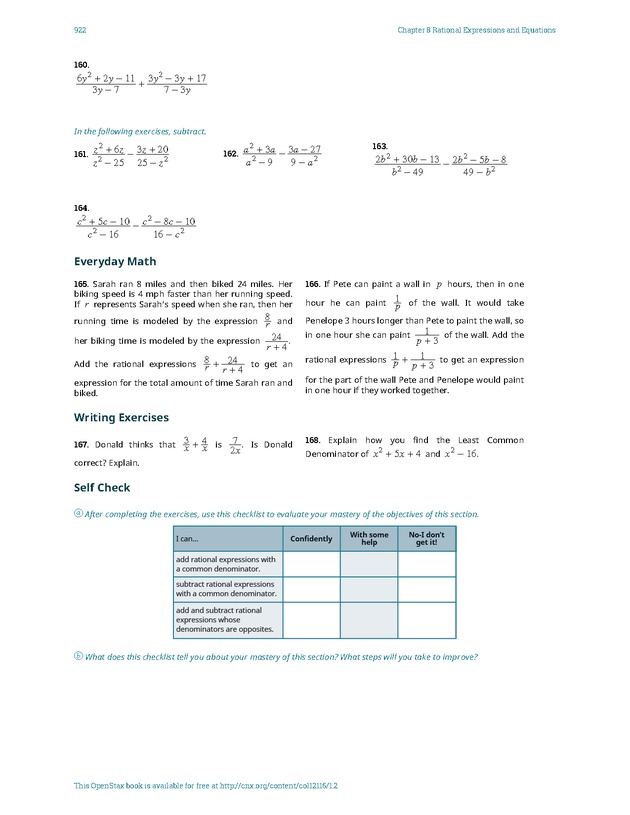 Elementary Algebra - 