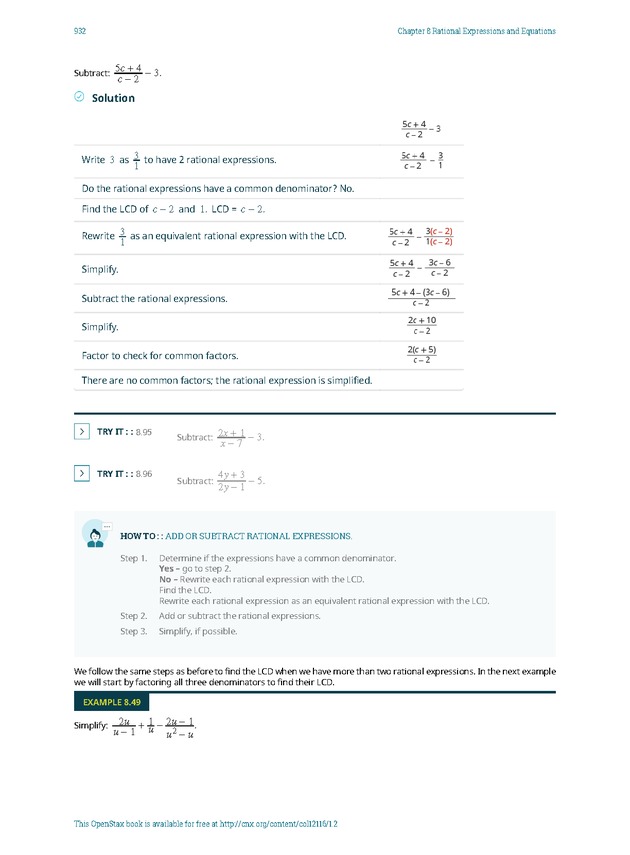 Elementary Algebra - 