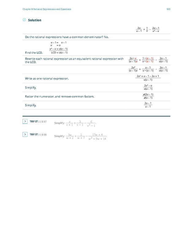 Elementary Algebra - 