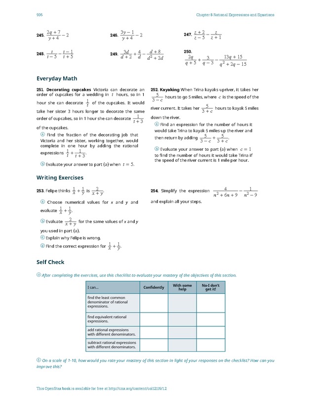 Elementary Algebra - 