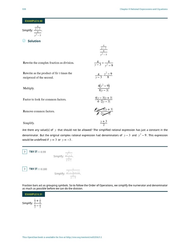 Elementary Algebra - 