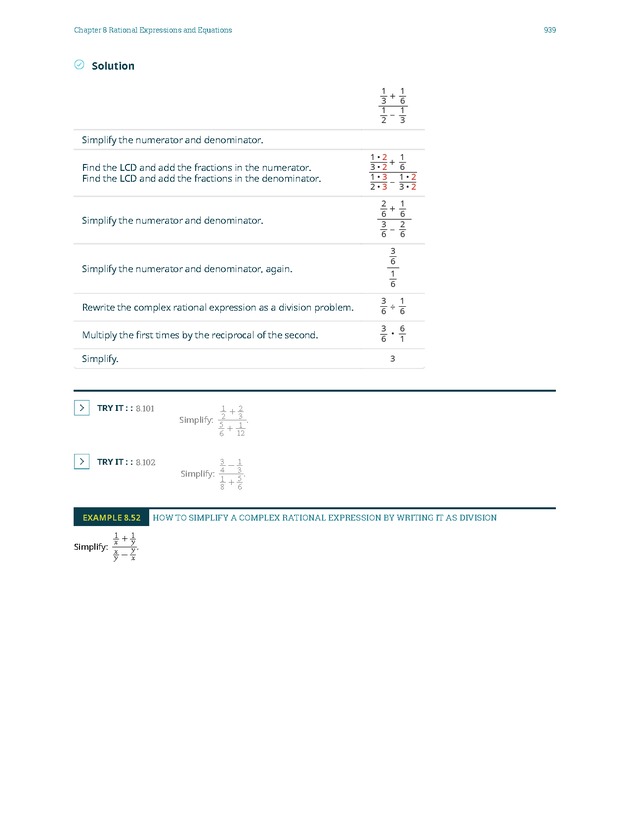 Elementary Algebra - 