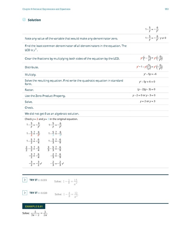 Elementary Algebra - 