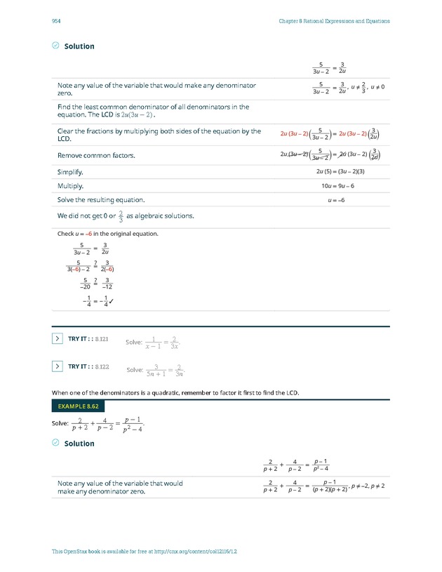 Elementary Algebra - 