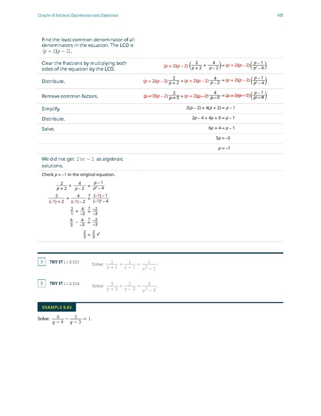 Elementary Algebra - 