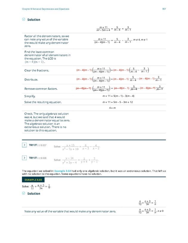 Elementary Algebra - 