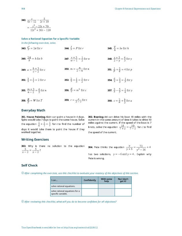 Elementary Algebra - 