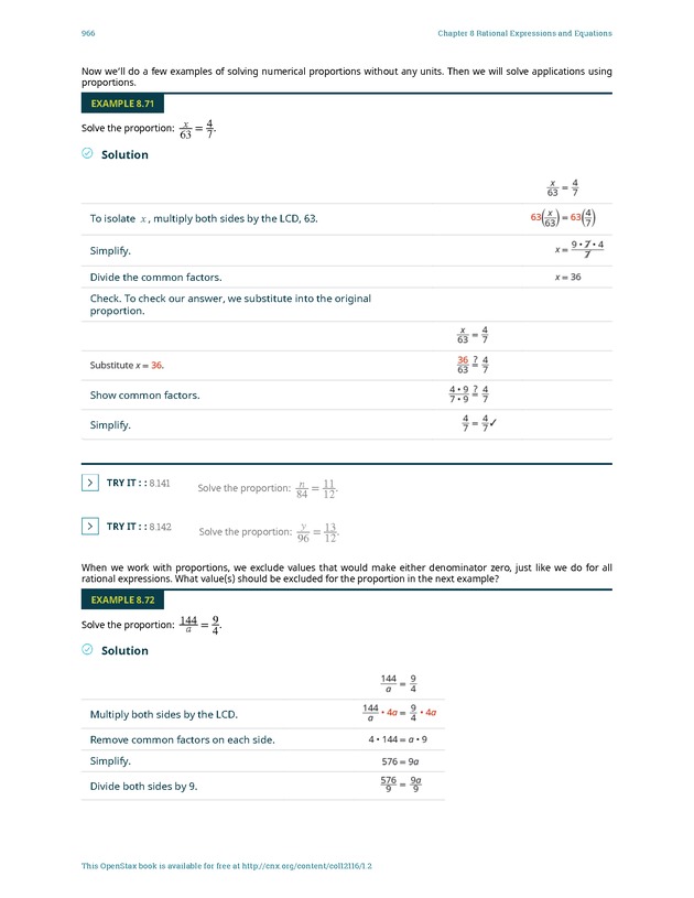Elementary Algebra - 