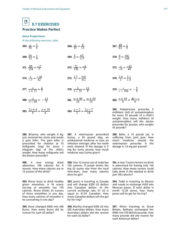 Elementary Algebra - 
