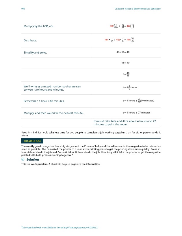 Elementary Algebra - 