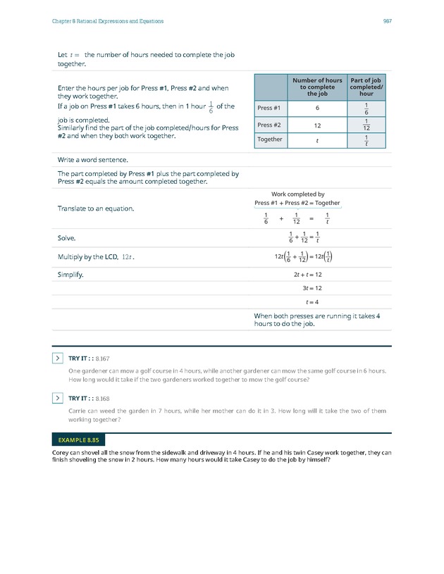 Elementary Algebra - 