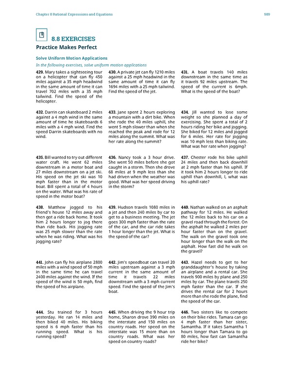 Elementary Algebra - 